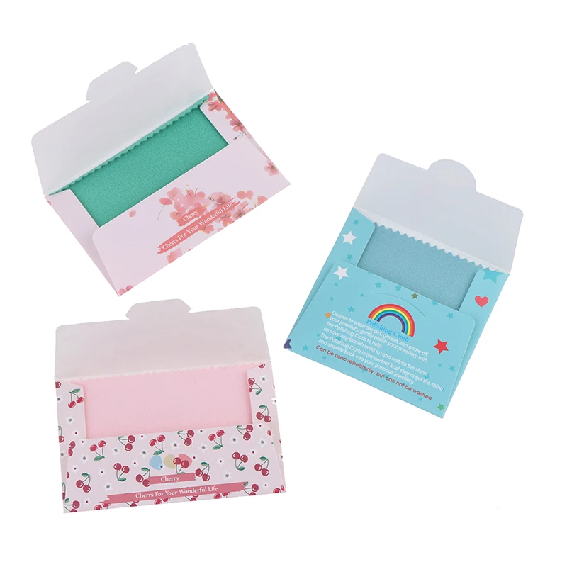 10pcs 925 Sterling silver Jewelry Cleaning Silver Polishing Cloth Soft Clean Wipe Wiping Cloth For Silver Gold Jewelry Tool