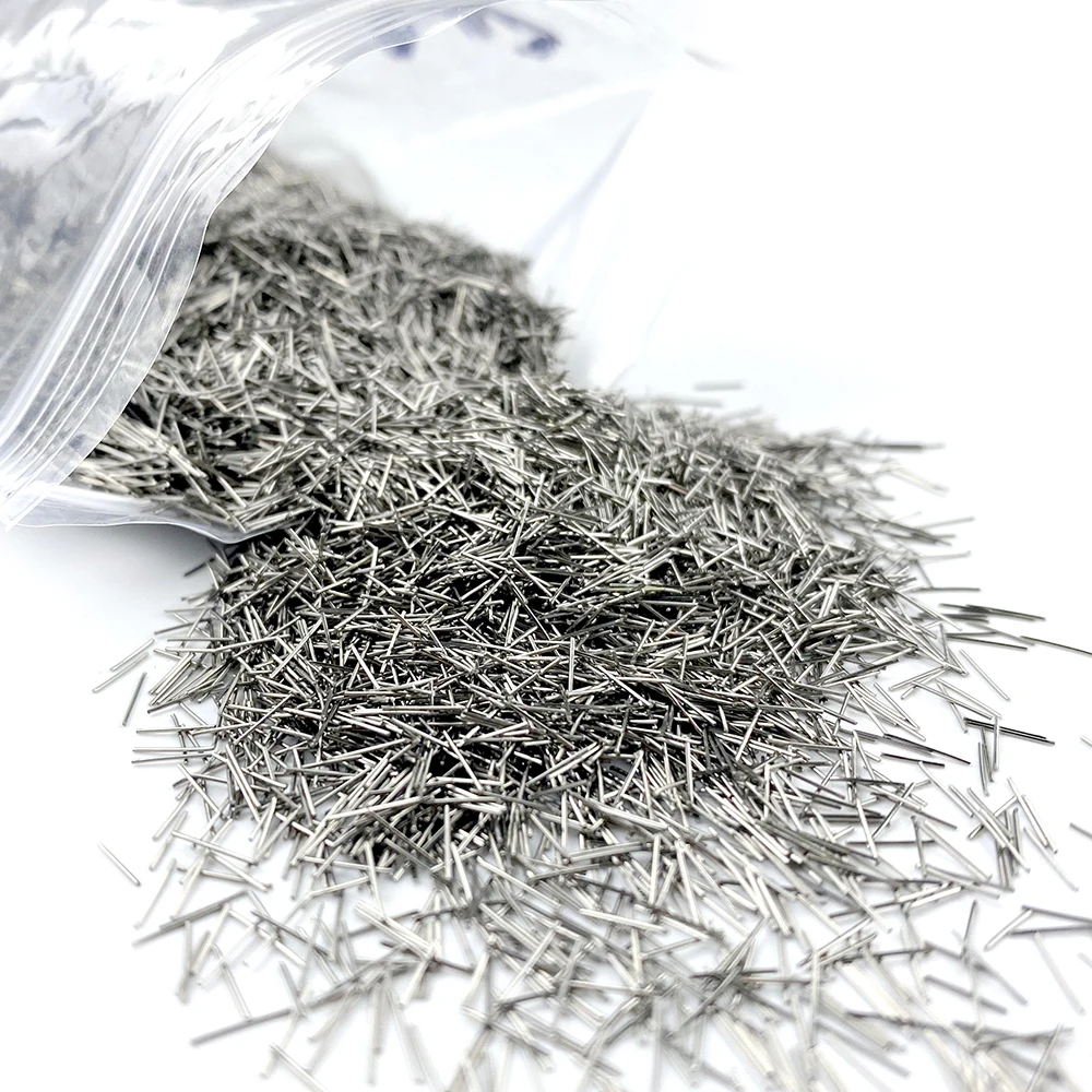 PHYHOO 200g Mini Pins Magnetic Tumbler Polisher Jewelry Polishing Needles Rotary Accessories Dia 0.3-0.5mm Media Stainless Steel