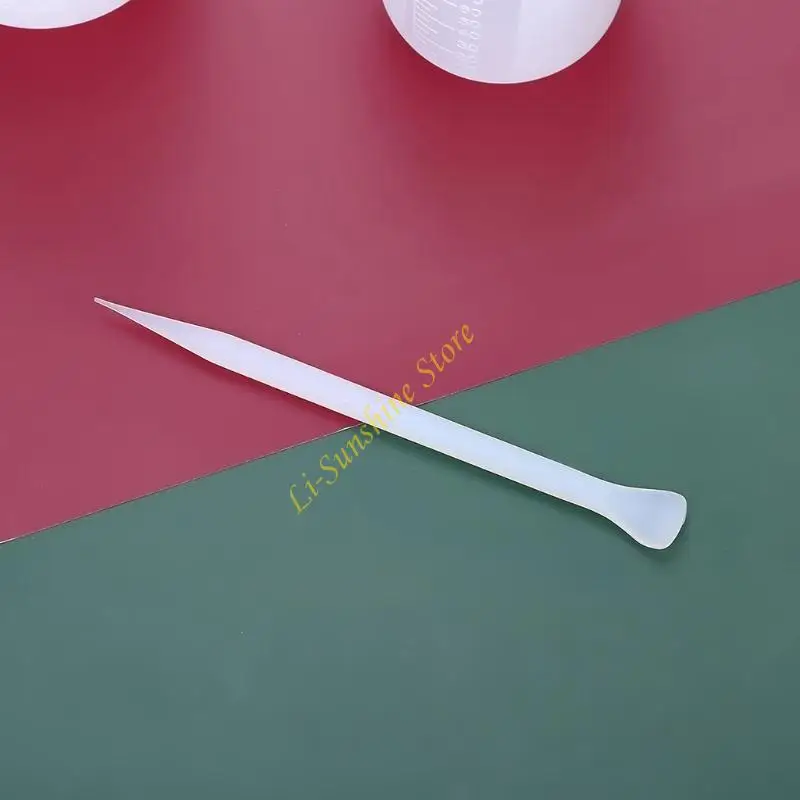Mixing Resin Epoxy Liquid Paint Stir Rod Non-Stick Silicone Stirrer QX2F