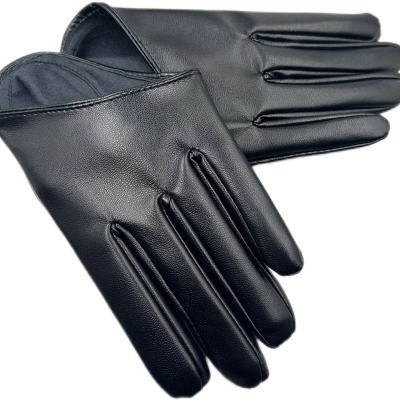 DS Half Palm Full Finger Gloves Sexy Party Performance Gloves Nightclub Pole Dancing Mittens Leather Punk Hip Hop Gloves
