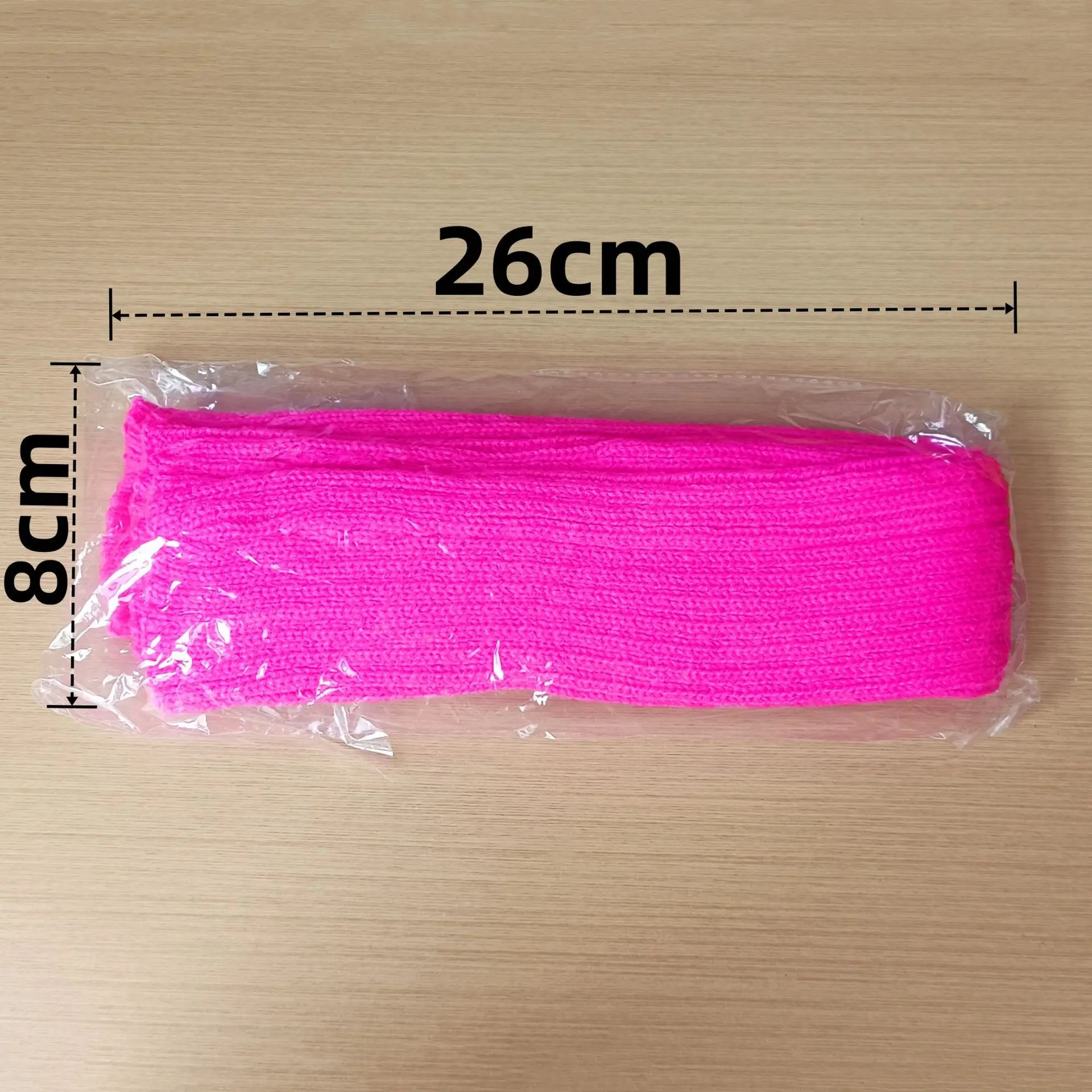 Acrylic Fibres Fingerless Gloves Women Elbow Glove Work Gloves Winter Men Unisex Black White Stripe Arm Warmers Sleeve