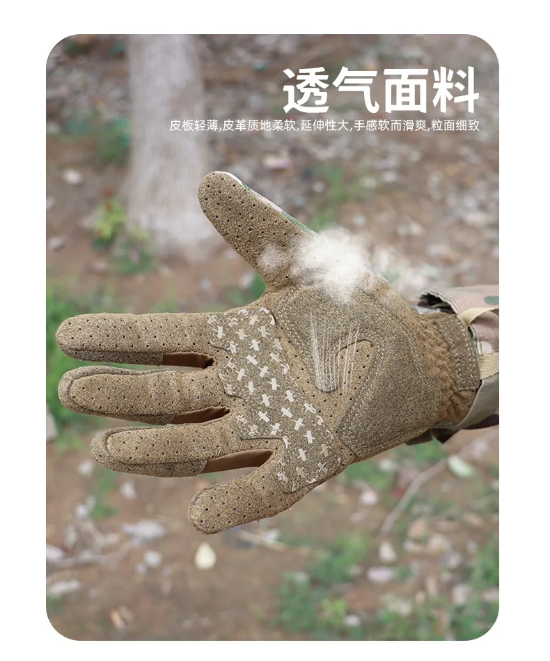Gloves outdoor motorcycle Riding glove Full Finger Glove Men Women Touch Screen Glove Anti slip and warm insulation