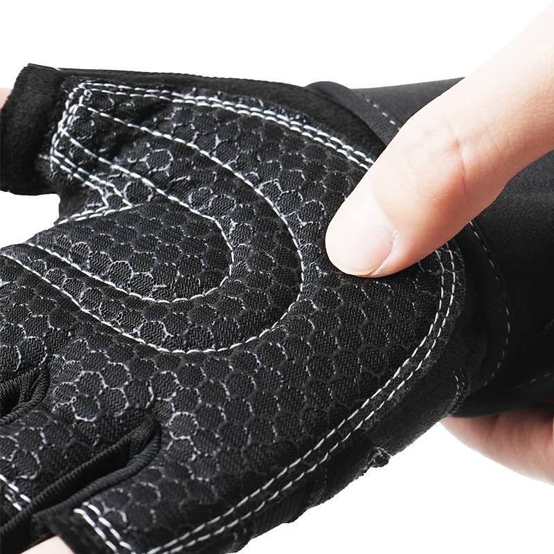 Fitness Half Finger Gloves Men Women Outdoor Sports Riding Gloves Gym Dumbbell Non Slip Horizontal Bar Exercise Training Gloves