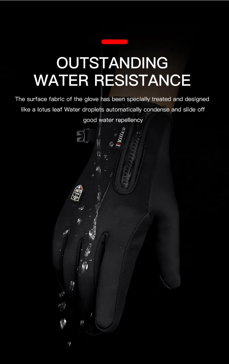 Men's and Women's Autumn and Winter Cycling Gloves - Upgraded Touchscreen Warm Knitted Gloves for Cold Weather, Suitable for Run