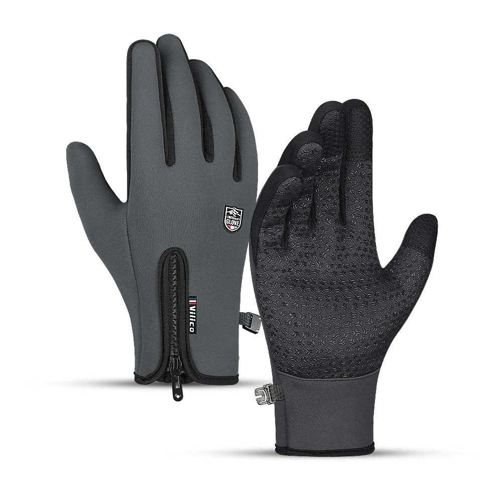 Men's and Women's Autumn and Winter Cycling Gloves - Upgraded Touchscreen Warm Knitted Gloves for Cold Weather, Suitable for Run
