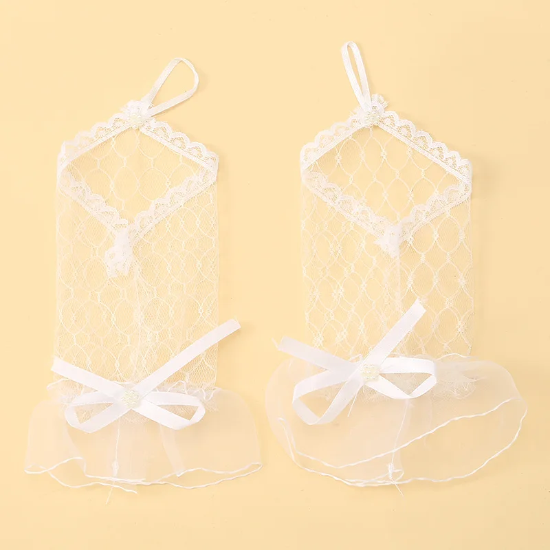 New Fashion Half Finger Lace Gloves Women Dance Short Gloves Spring Summer Fingerless Mittens Outdoor Sunscreen Driving Gloves