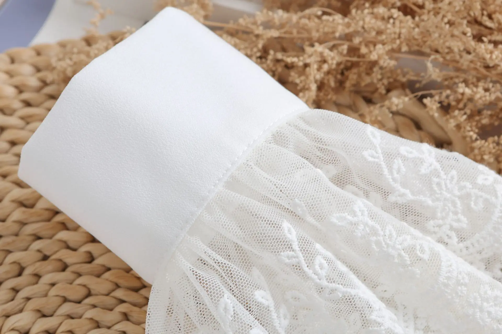 Lace Cuffs White Detachable Fake Sleeves Wedding Bridal Gowns Accessories Sweater Cuff Halloween Costume Cosplay Accessories
