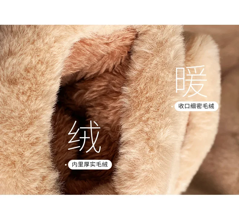 New Winter Gloves Women Cycling Bike Thermal Fleece Cold Resistance Wind Waterproof Bicycle Warm Outdoor Running Skiing Mittens