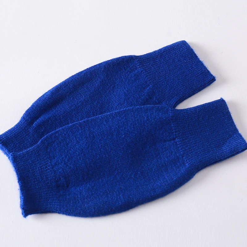MERRILAMB Fashion Women's Cashmere Wool Blend Gloves Unisex Winter Knitted Mittens Warm Solid Knitwear Wrist Gloves