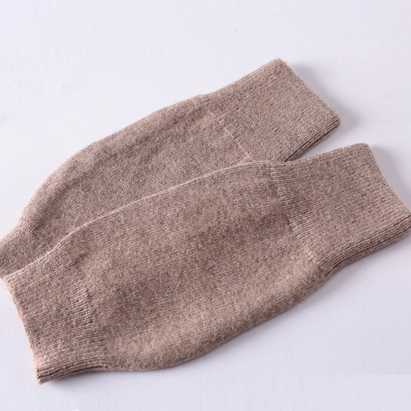 MERRILAMB Fashion Women's Cashmere Wool Blend Gloves Unisex Winter Knitted Mittens Warm Solid Knitwear Wrist Gloves
