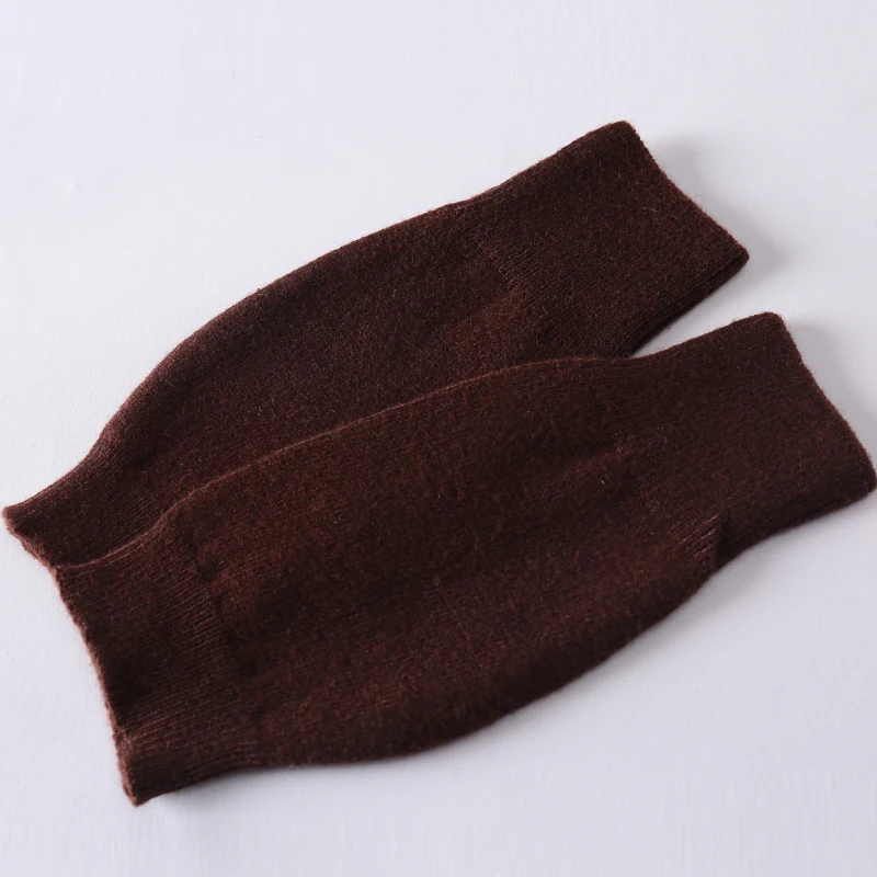 MERRILAMB Fashion Women's Cashmere Wool Blend Gloves Unisex Winter Knitted Mittens Warm Solid Knitwear Wrist Gloves