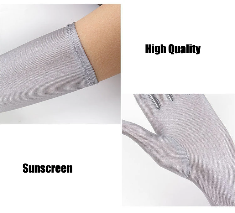 52cm Fashion Women Spandex Elasticity Opera Elbow Long Gloves Solid Driving Sun Protection Party Prom Etiquette Performance