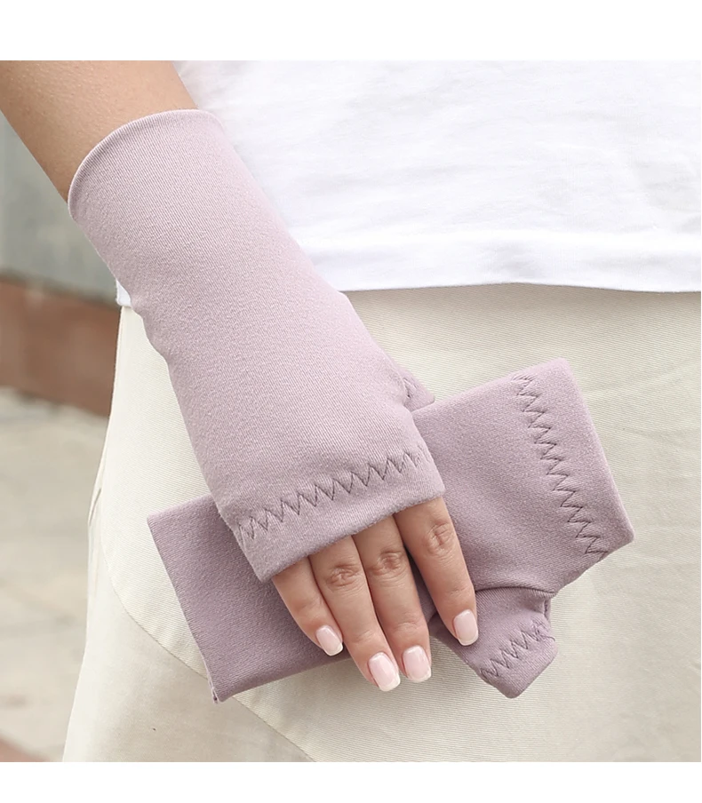 Winter Outdoor Sports Warm Half Finger Gloves for Women and Men Non-Slip Students Cycling Cold Office Bare Finger Gloves