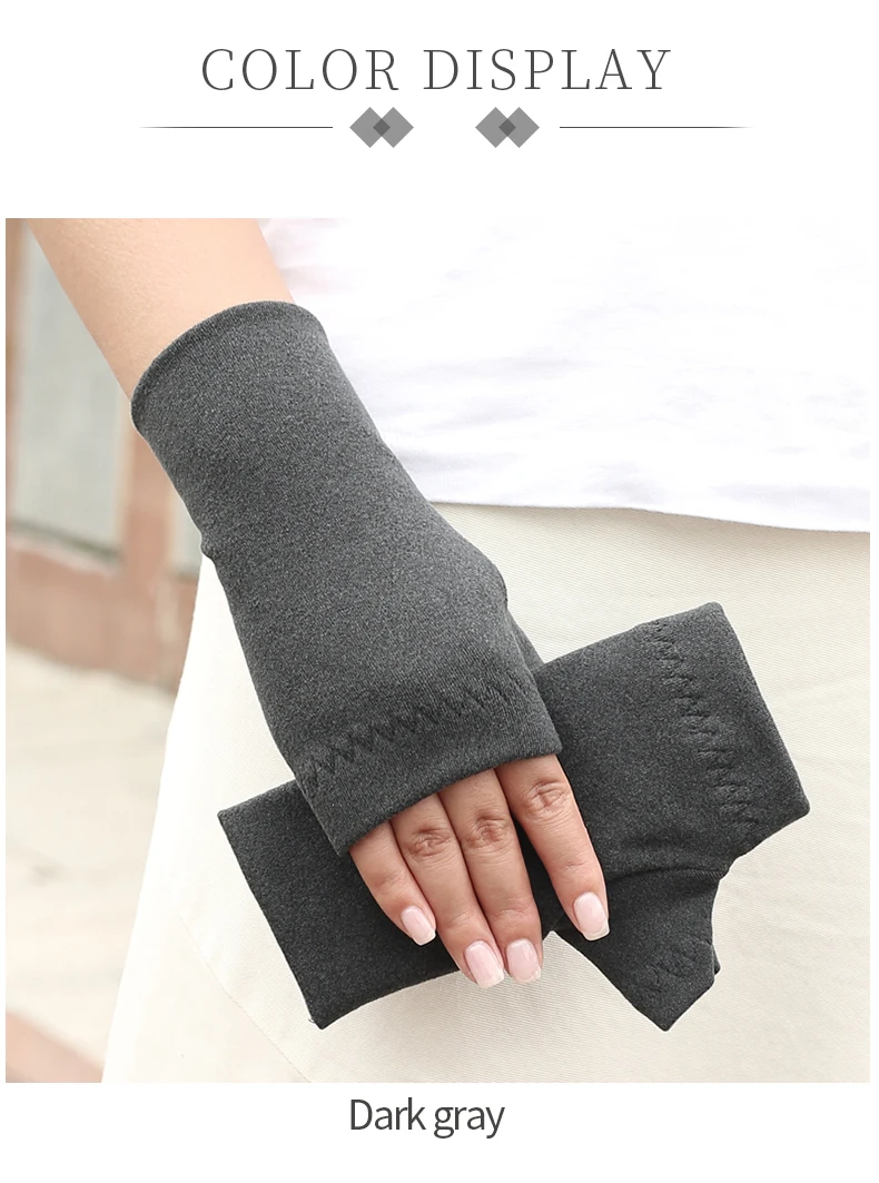 Winter Outdoor Sports Warm Half Finger Gloves for Women and Men Non-Slip Students Cycling Cold Office Bare Finger Gloves