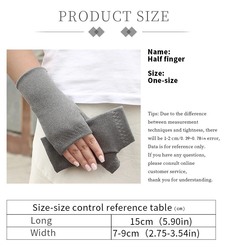 Winter Outdoor Sports Warm Half Finger Gloves for Women and Men Non-Slip Students Cycling Cold Office Bare Finger Gloves