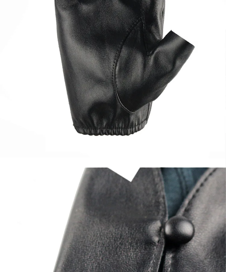 Women Sexy Half Finger Leather Gloves Outdoor Cycling Fingerless Gloves Dancing Pole Dance Performance Party Show Gloves Mittens