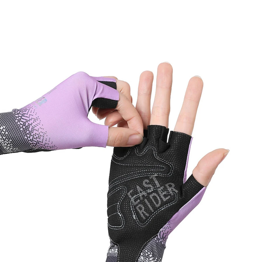 Men's and women's non slip half finger outdoor fishing gloves, sports horizontal bar fitness yoga cycling training gloves
