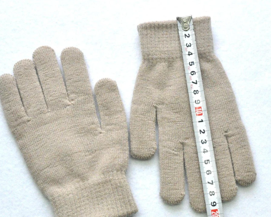 Winter Knitted Plush Gloves Women Men Autumn Thickened Solid Color Full Finger Mittens Hand Warmer Gloves Couple Cycling Gloves