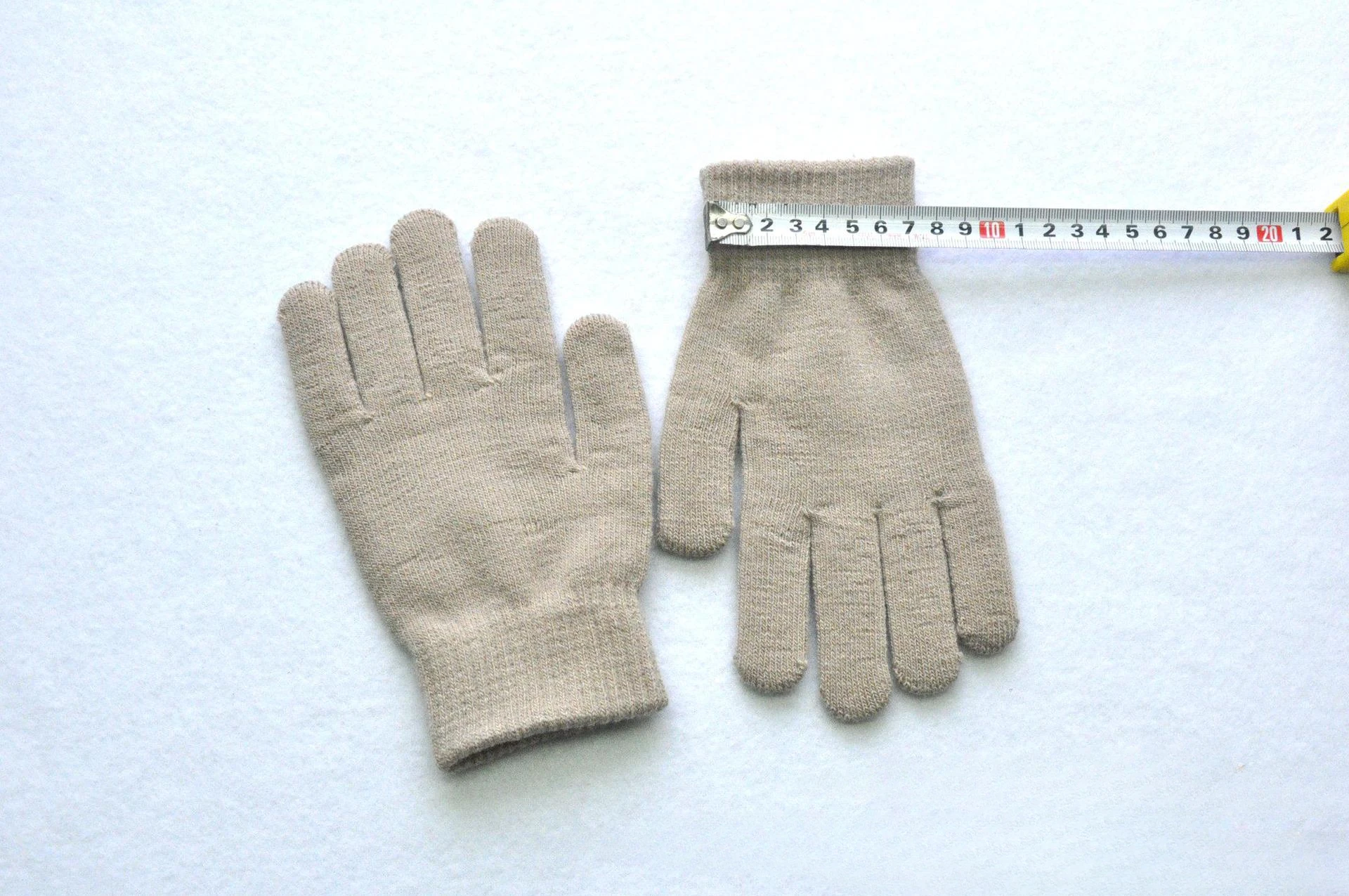 Winter Knitted Plush Gloves Women Men Autumn Thickened Solid Color Full Finger Mittens Hand Warmer Gloves Couple Cycling Gloves