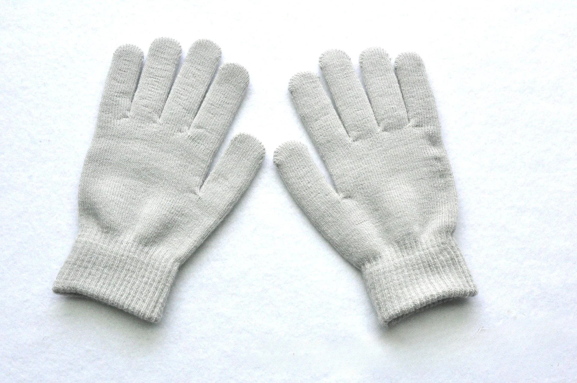 Winter Knitted Plush Gloves Women Men Autumn Thickened Solid Color Full Finger Mittens Hand Warmer Gloves Couple Cycling Gloves