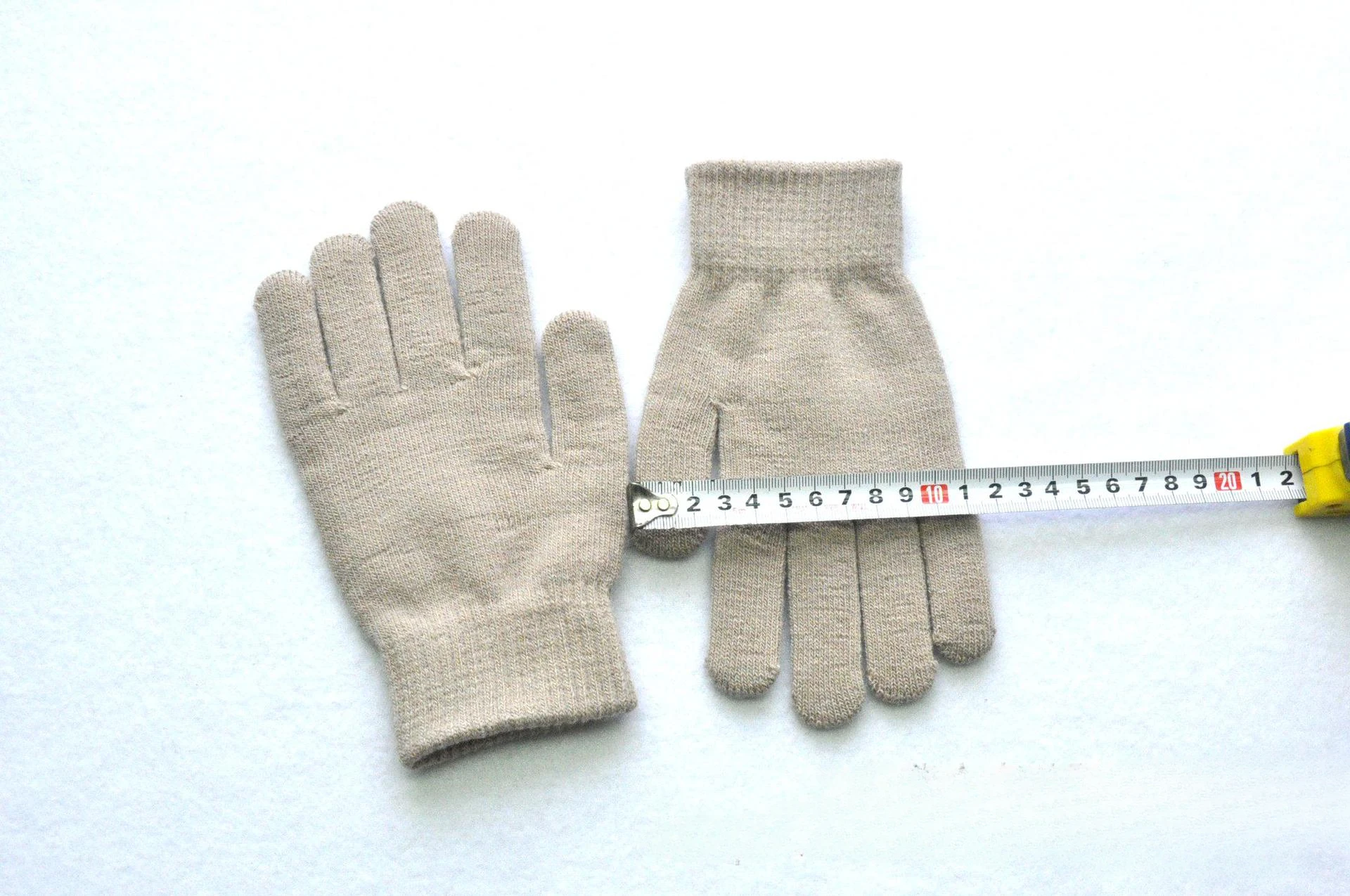 Winter Knitted Plush Gloves Women Men Autumn Thickened Solid Color Full Finger Mittens Hand Warmer Gloves Couple Cycling Gloves