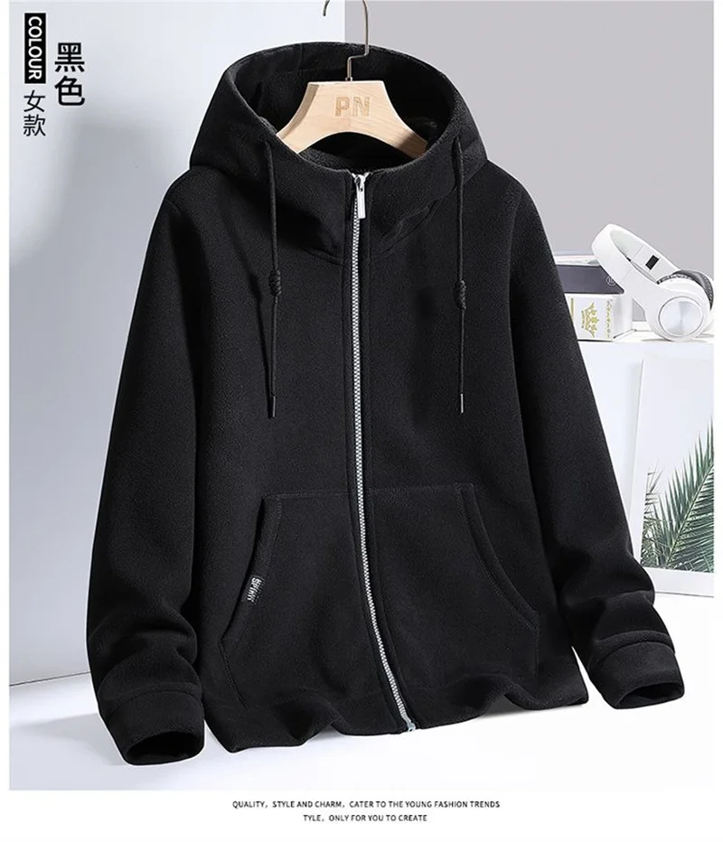 Winter Lady Fashion Hooded Sports Shirt Coat Korean Female Double Sided Velvet Jacket 2027 Women Large Size 6XL Sweatshirt Tops