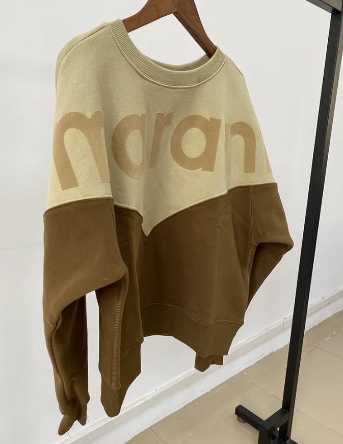 2026 autumn retro style O-Neck sweater plush printed top for women fashionable and versatile pure cotton classic hoodie