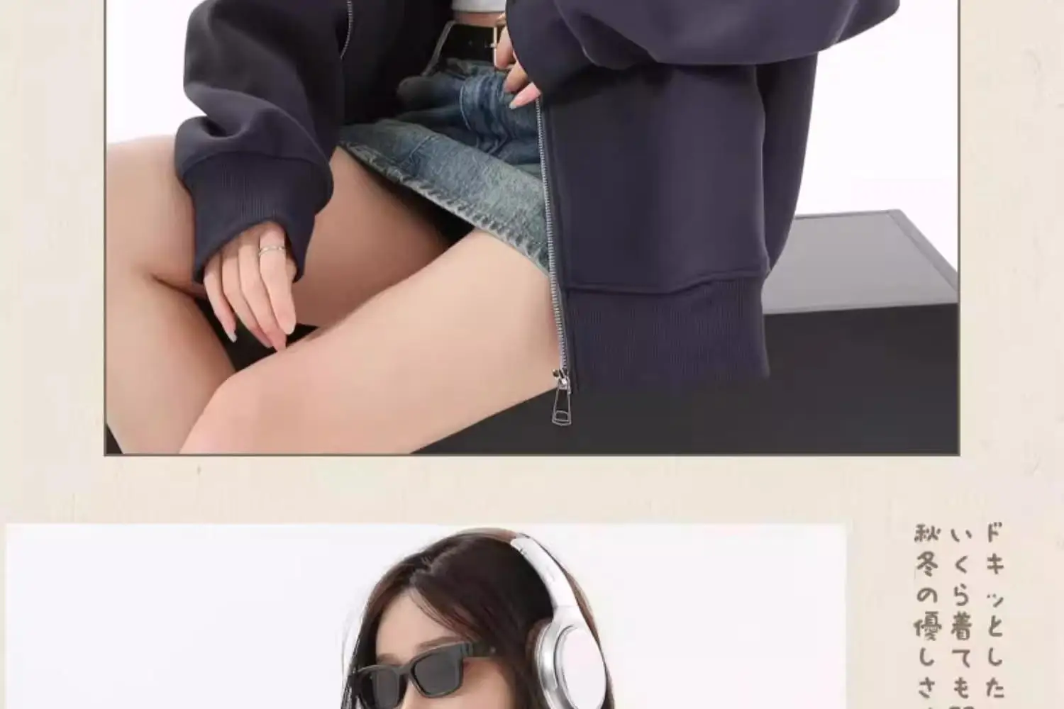 American Retro Oversized Hooded Sweatshirt Women Zip Up Solid Pockets Sports Hoodies Jacket Women Loose Lazy Style Hooded Coa