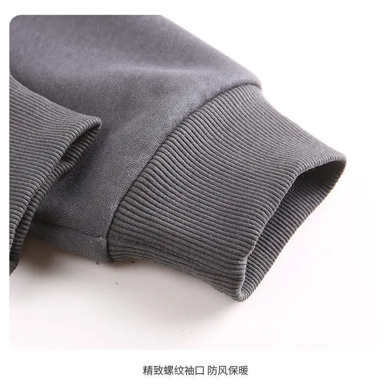 American Retro Oversized Hooded Sweatshirt Women Zip Up Solid Pockets Sports Hoodies Jacket Women Loose Lazy Style Hooded Coa
