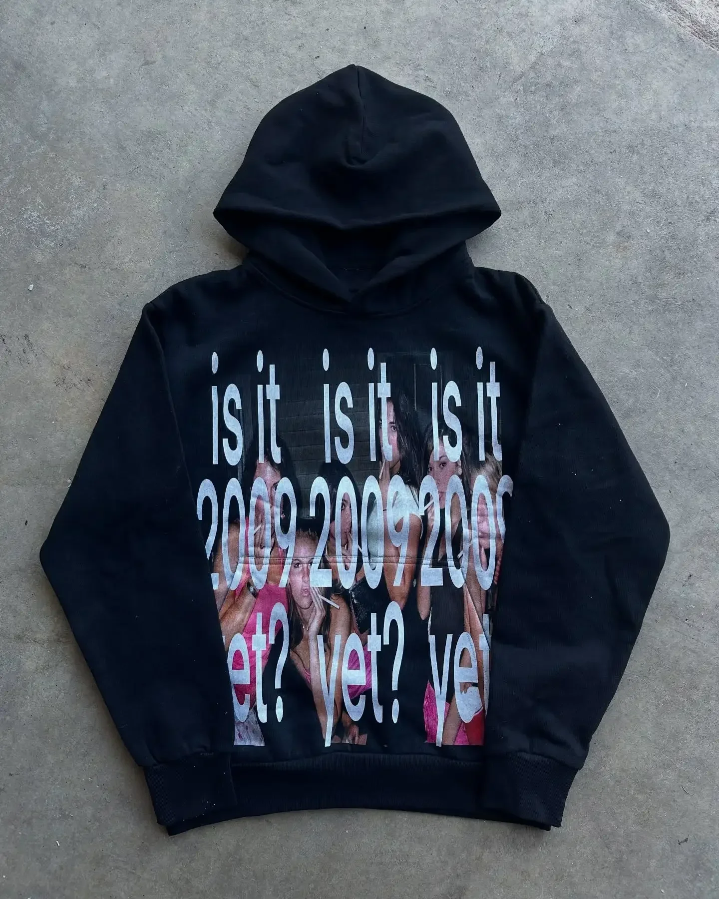 Vintage Style Hoodie Embroidery Print Hoodies Women Grunge Sweatshirt Tops Streetwear Harajuku Gothic Y2k Women Clothing