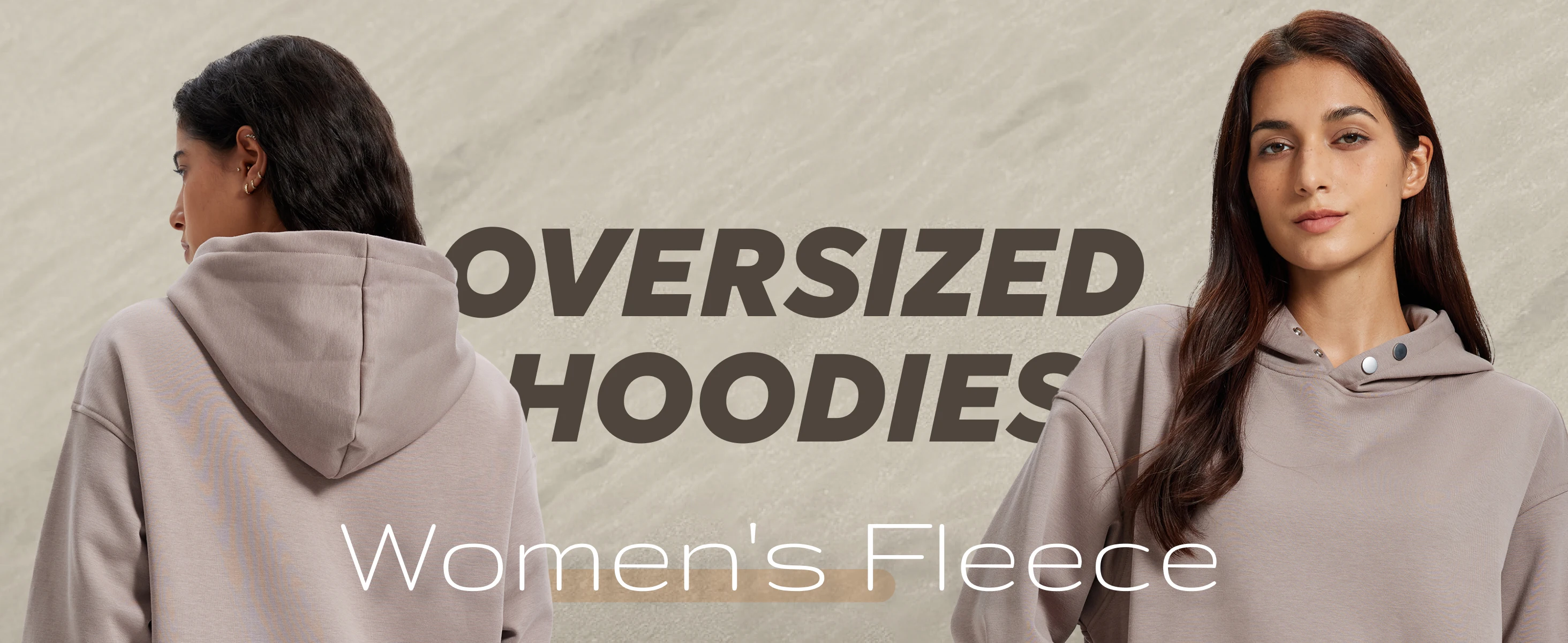 TACVASEN Women‘s Hooded Sweatshirt Fashion Oversize Sweatshirts with Button-up Hooded Fall Winter Warm Fleece Ooudoor Sweatshirt