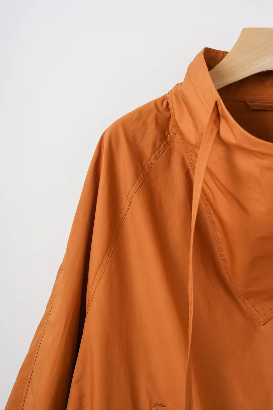 Autumn and Winter New Cotton Orange Casual Sports Long Sleeve Top Women's Hooded Shirt
