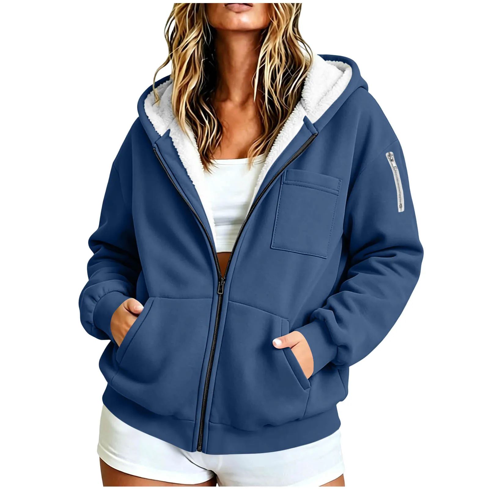 Women Hooded Sweatshirt Sports Sweatshirt Color Change Sports Sweatshirt Hoodies for Women Pullover