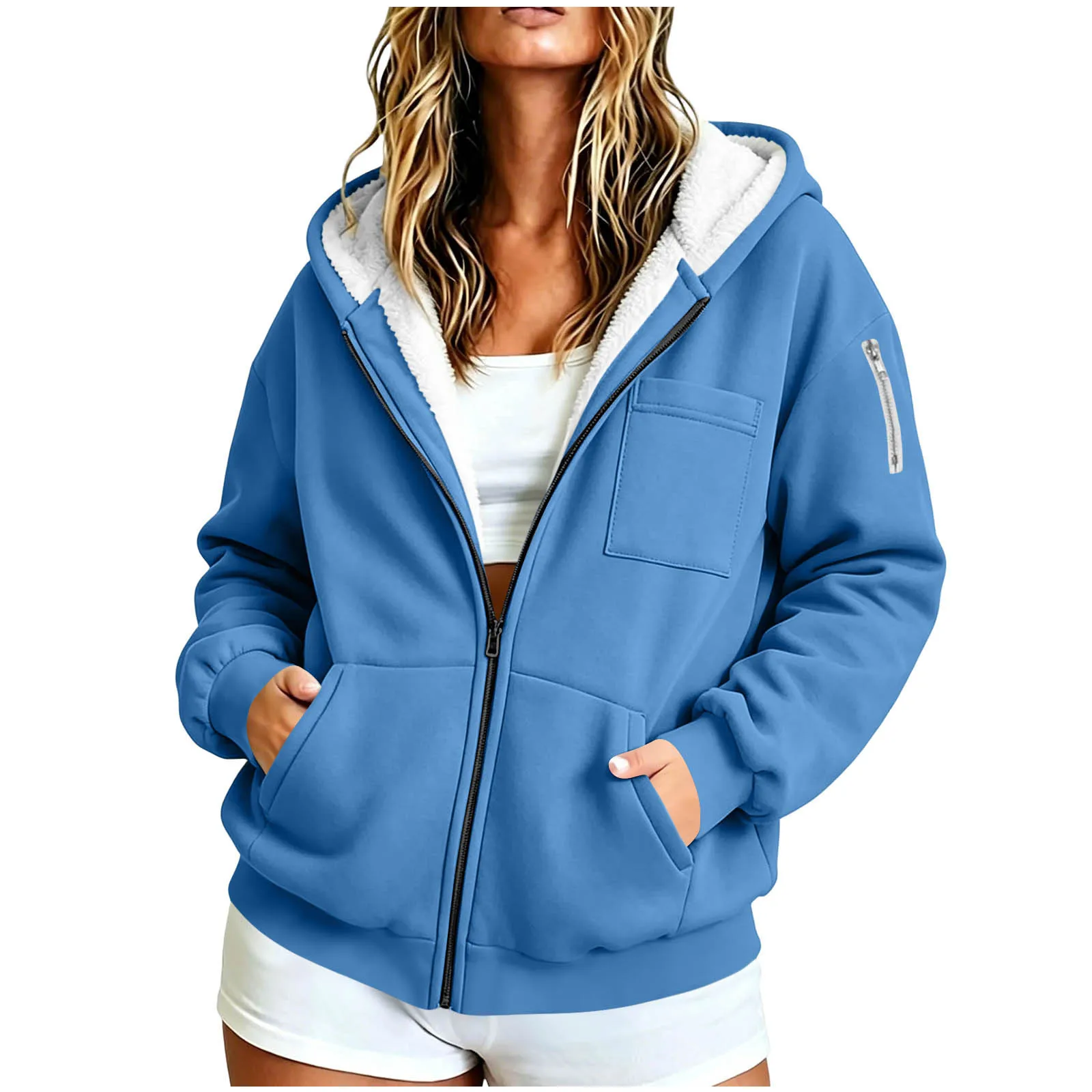 Women Hooded Sweatshirt Sports Sweatshirt Color Change Sports Sweatshirt Hoodies for Women Pullover