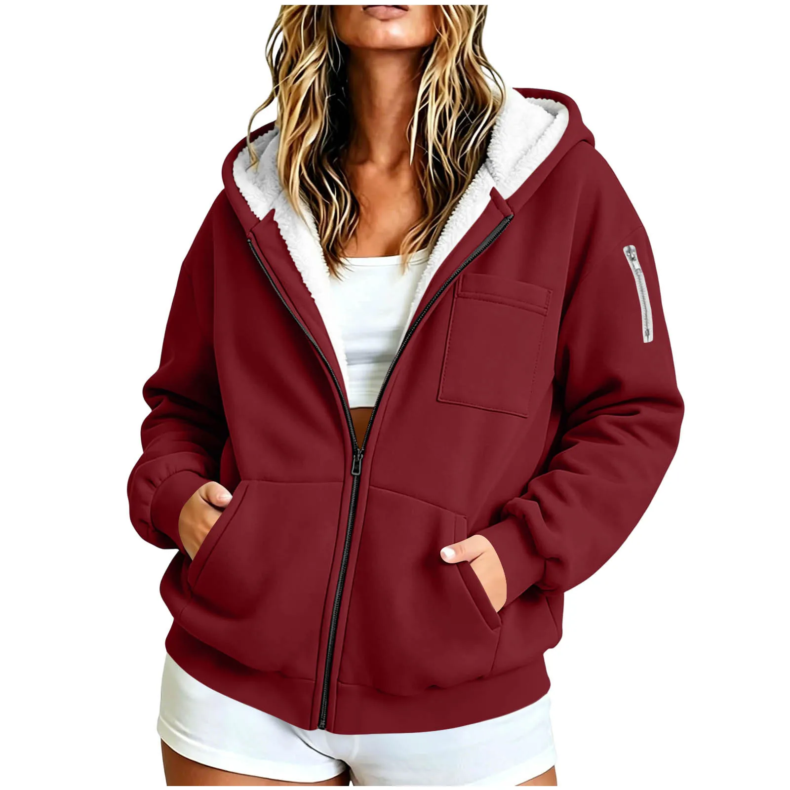 Women Hooded Sweatshirt Sports Sweatshirt Color Change Sports Sweatshirt Hoodies for Women Pullover