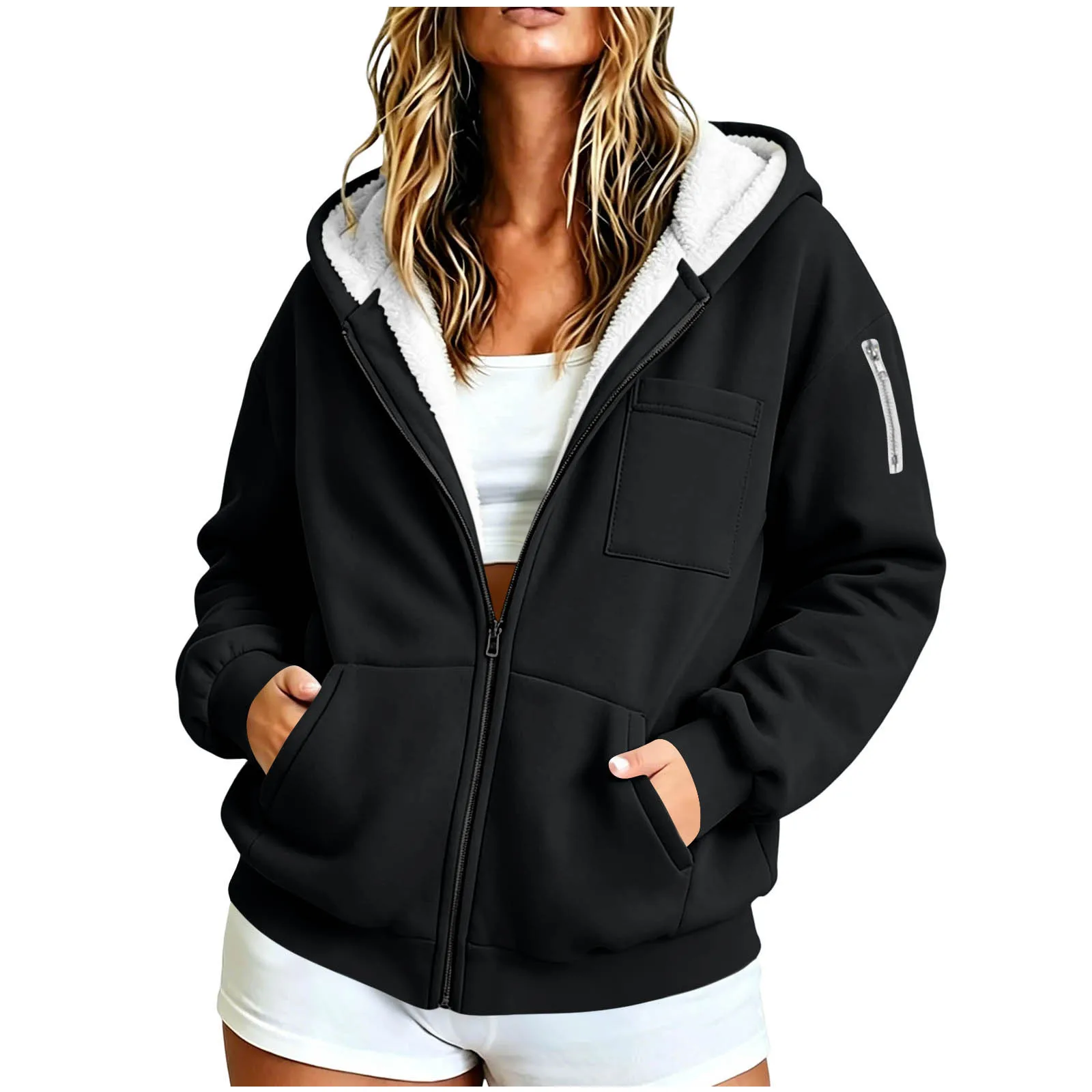 Women Hooded Sweatshirt Sports Sweatshirt Color Change Sports Sweatshirt Hoodies for Women Pullover
