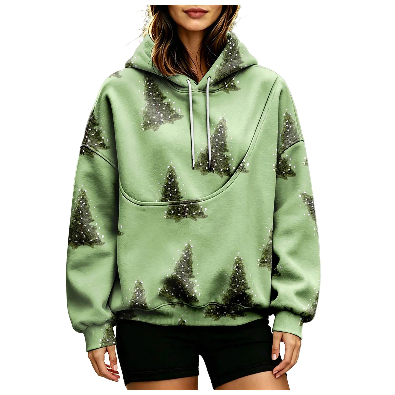 Women Fall And Winter Hoodie With Pet Pouch Oversized Pocket Colorful Print Sweatshirt For Dogs And Zipper Hoodies for Women