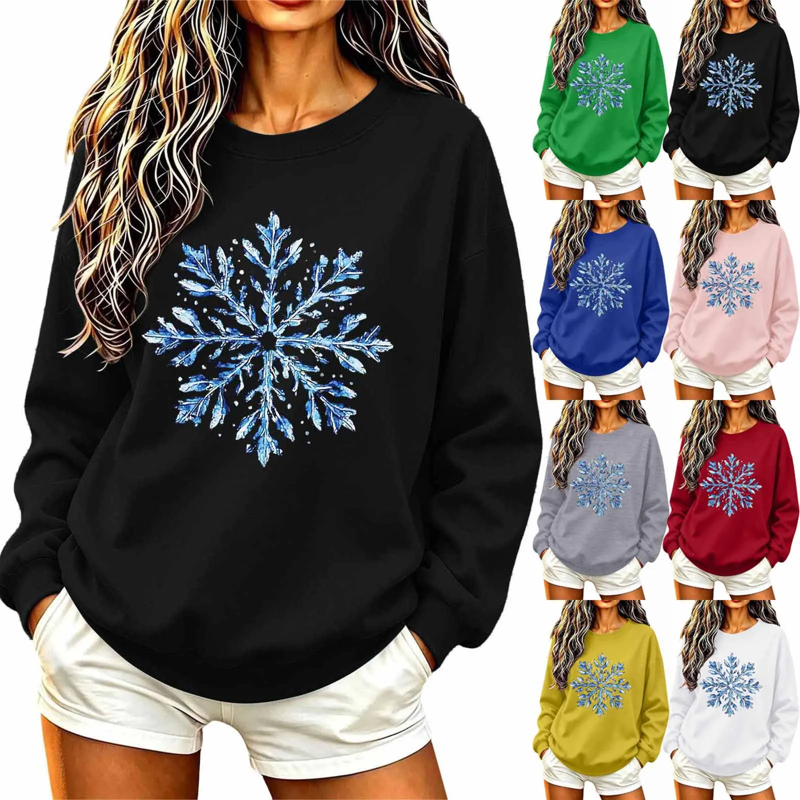 Christmas Womens Funny Christmas Sweatshirt Christmas Fashion Christmas Outfit Long Sleeve Christmas Long Sleeve Apparel Shirt