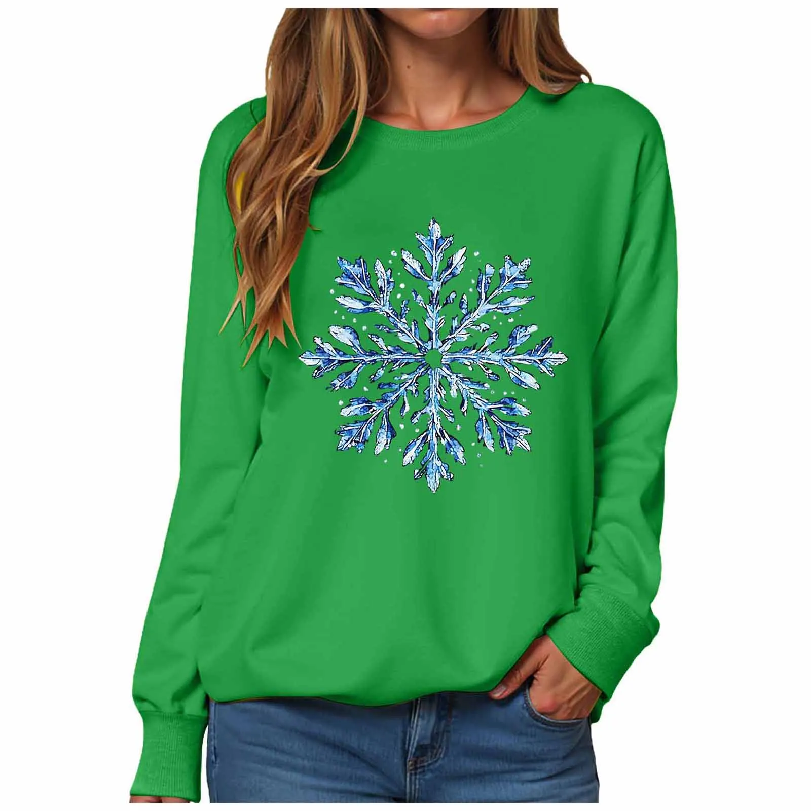 Christmas Womens Funny Christmas Sweatshirt Christmas Fashion Christmas Outfit Long Sleeve Christmas Long Sleeve Apparel Shirt