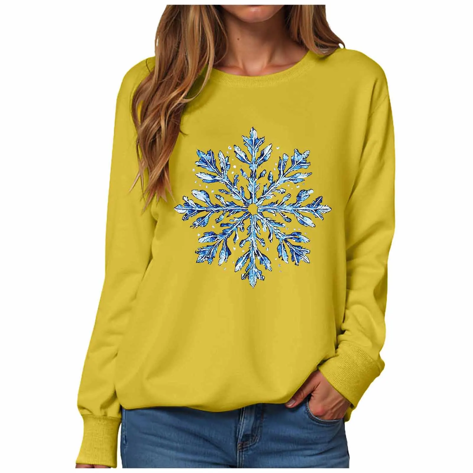 Christmas Womens Funny Christmas Sweatshirt Christmas Fashion Christmas Outfit Long Sleeve Christmas Long Sleeve Apparel Shirt