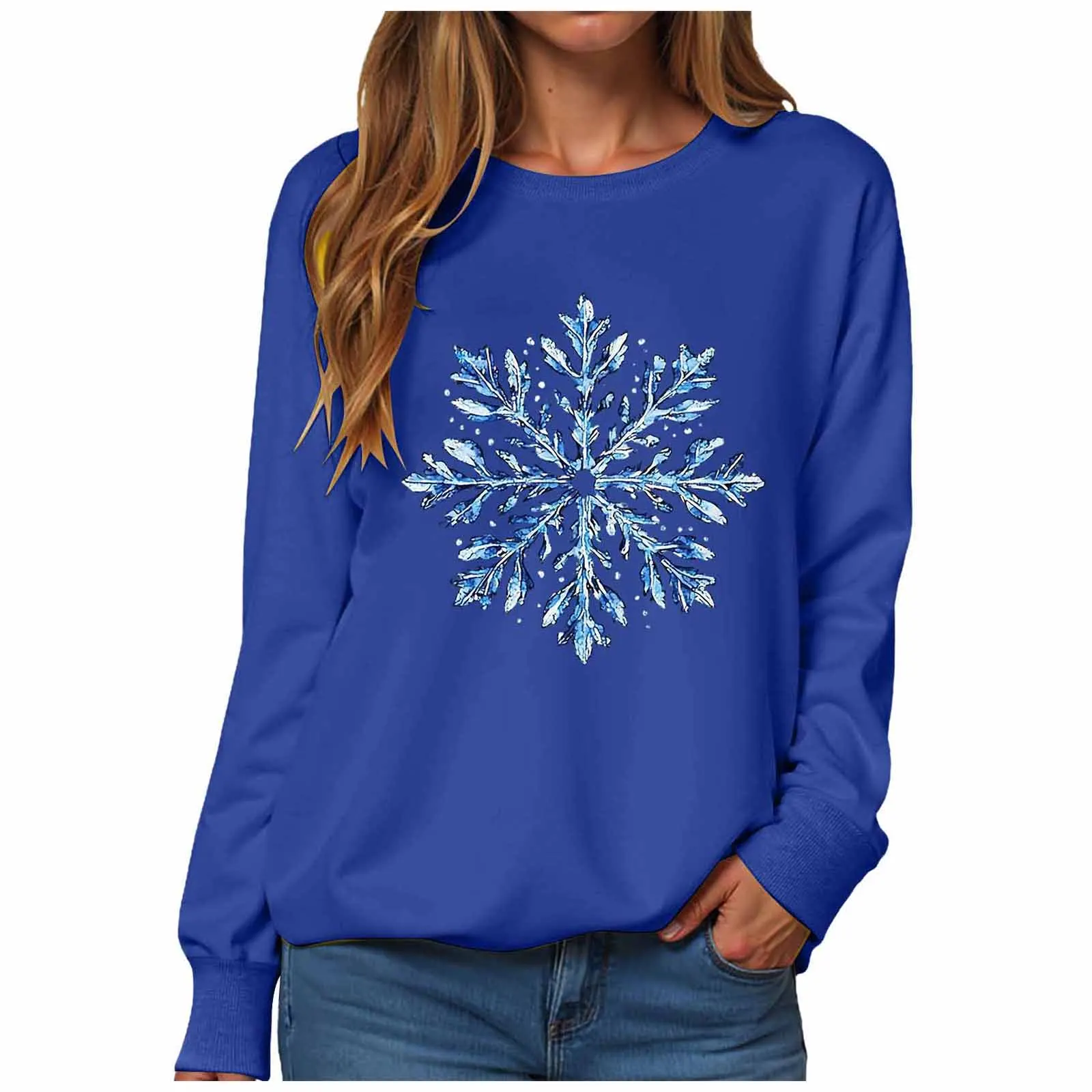Christmas Womens Funny Christmas Sweatshirt Christmas Fashion Christmas Outfit Long Sleeve Christmas Long Sleeve Apparel Shirt
