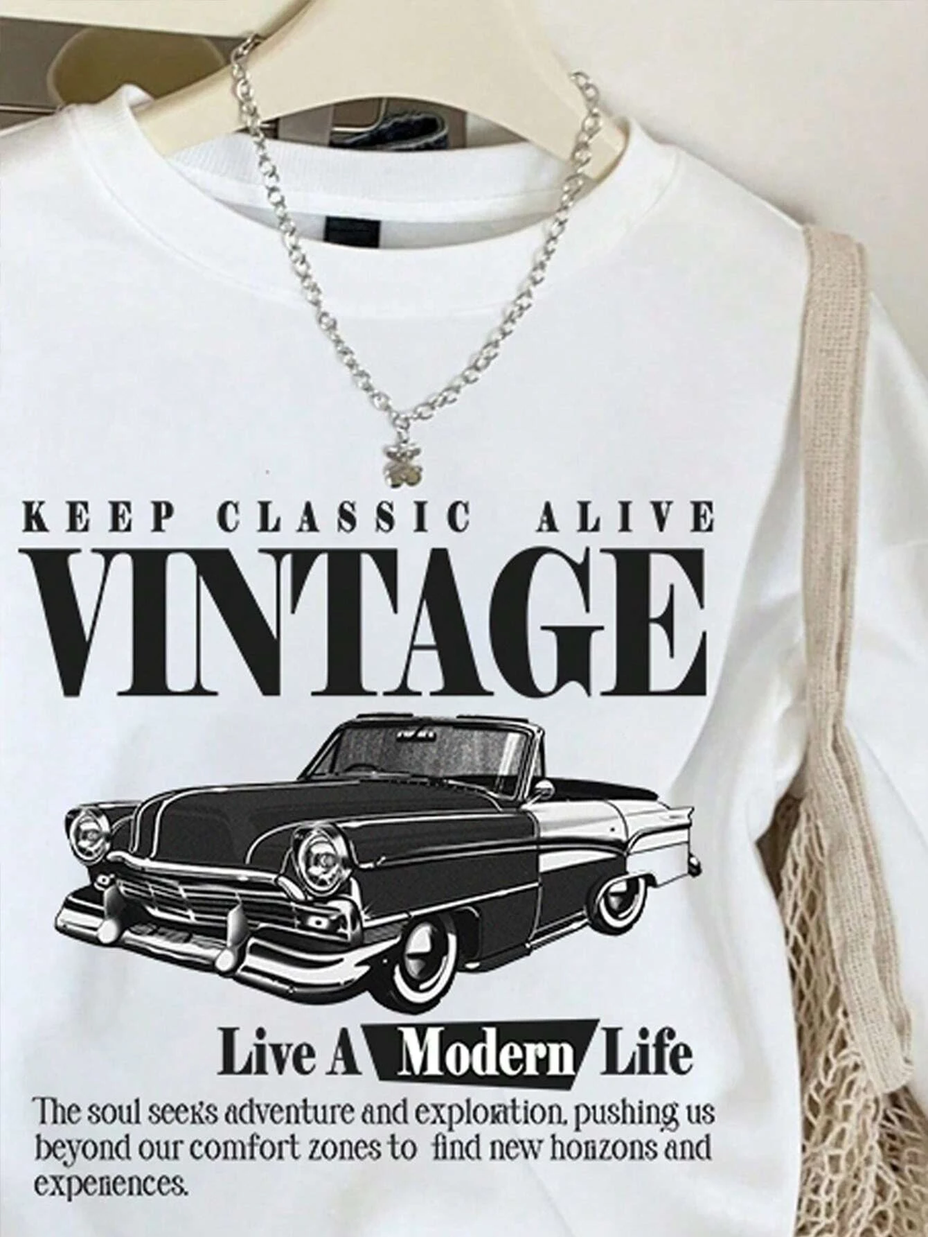 Keep Classic Alive And Car Printing Hoodies Women Autumn Casual Soft Hoodie Fashion Oversize Hoody Versatile Warm Fleece Hooded