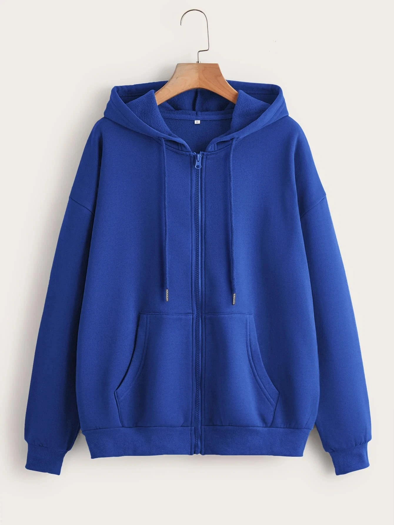 Solid Color Zipper Hoodies Womens Autumn Casual Sportswear Y2K Comfortable Long Sleeved All-Match Pocket Oversized Hoody