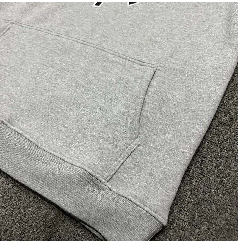 HOUZHOU Vintage Graphic Fleece Hoodies Women Oversized Casual Gray Sweatshirts Black Pullovers Hip Hop Streetwear Winter 2024