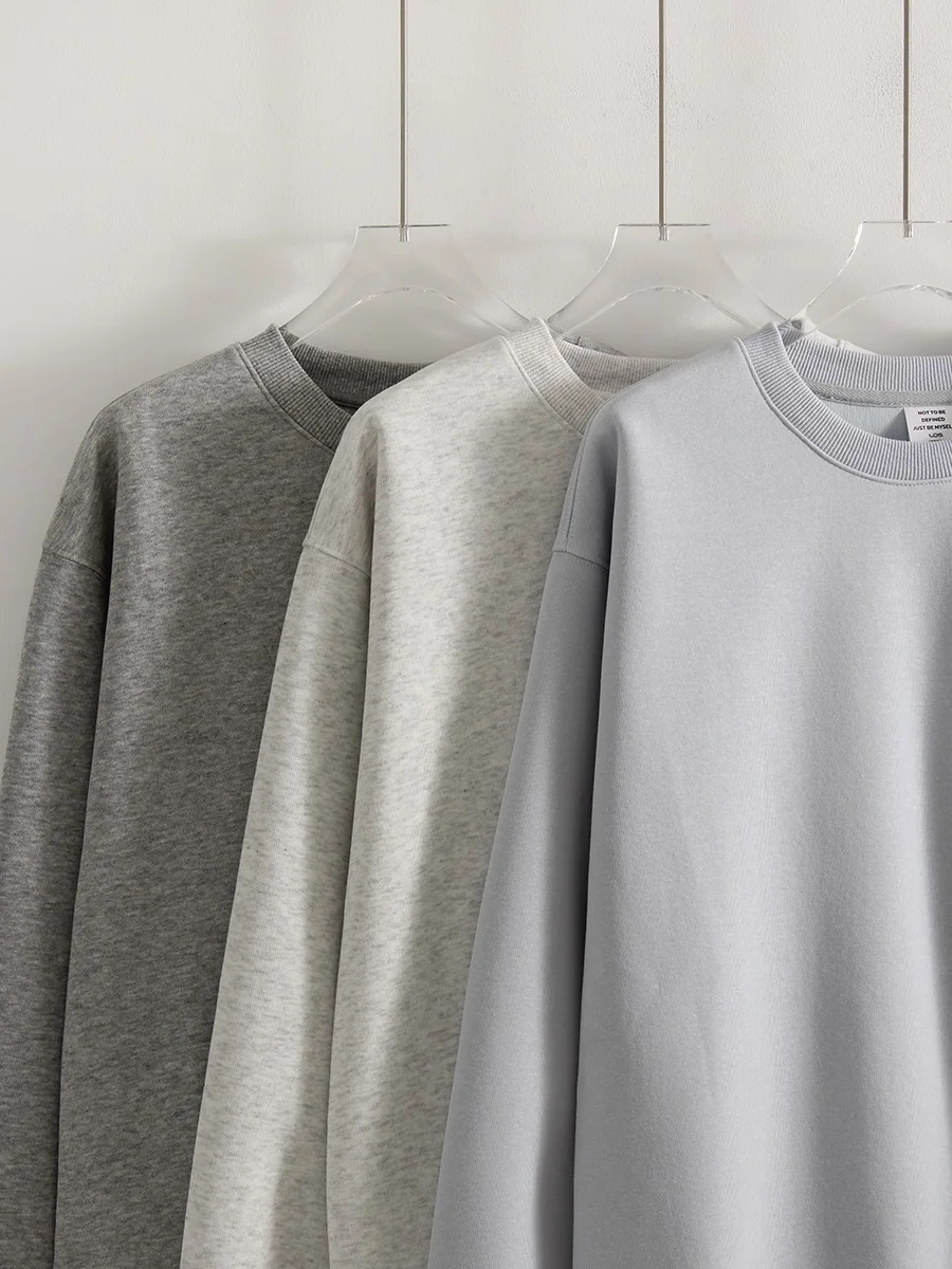 KarSaNy Oversize Sweatshirts For Women Autumn Crewneck Loose Pullovers Cotton Sports Tops Women Sweatshirts Navy Blue Casual