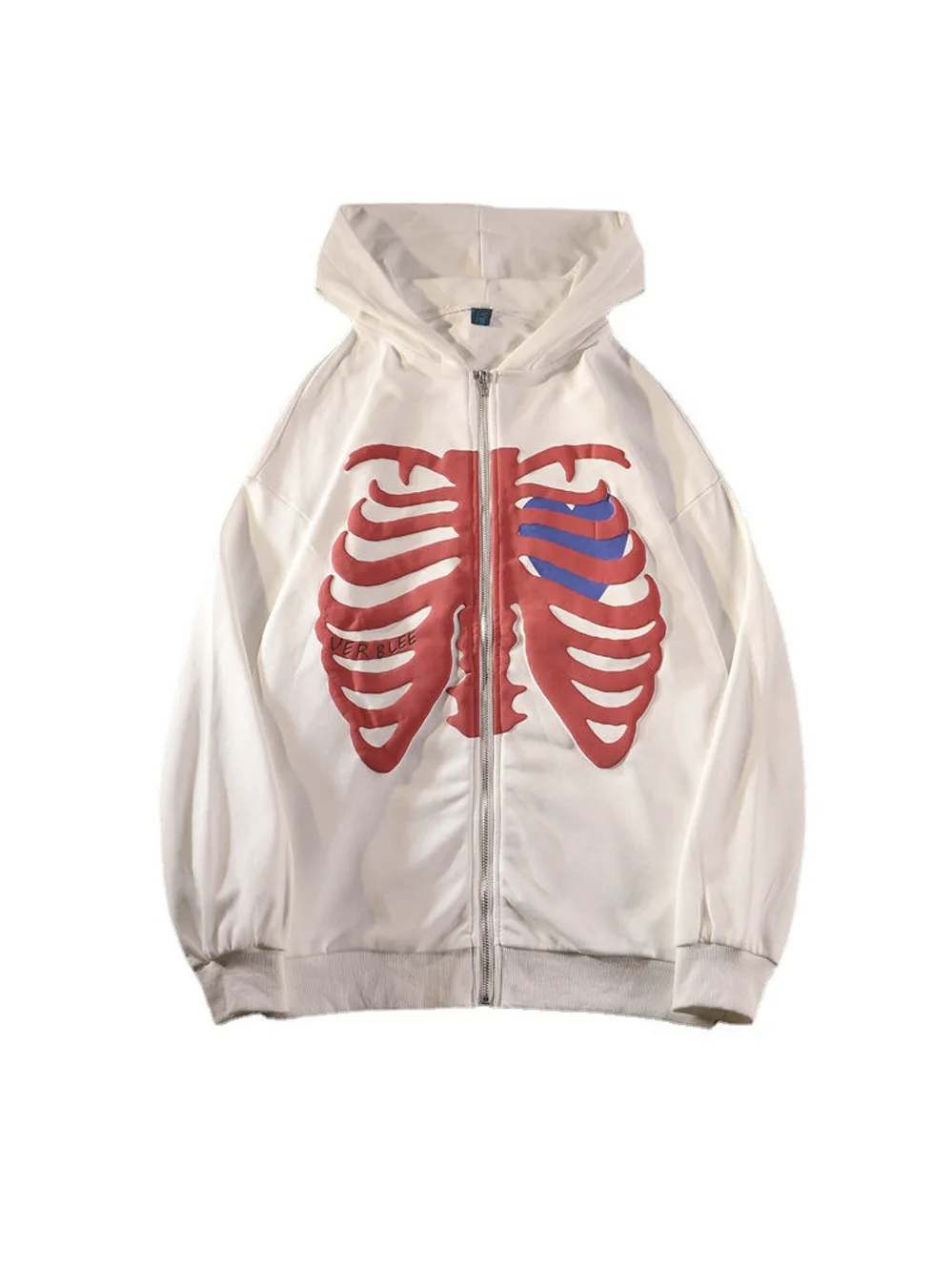 New Hoodies Women Vrouwen Gothic Zwart Zip Up Oversized Sweatshirt Dames Retro Harajuku Capuchon Streetwear Tops