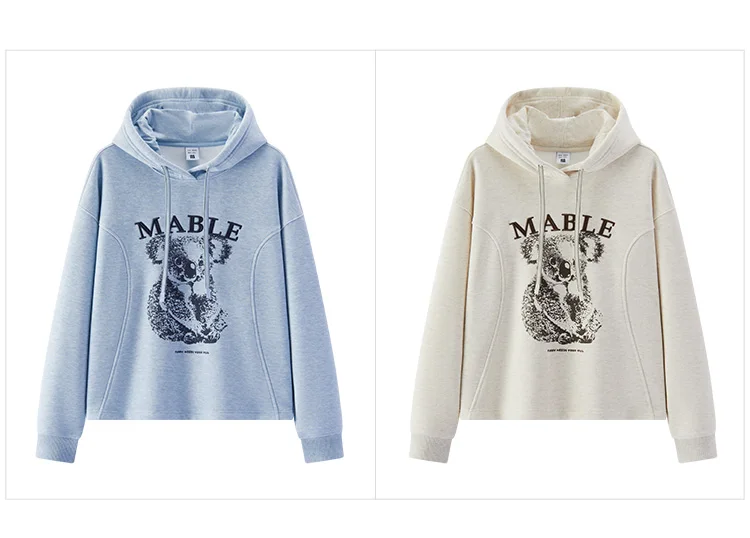 Semir Women Hoodie Fleece Lined Panelled Design Hooded Design Oversized Fit 2026 Winter Soft Comfort Casual Style Warm Layer