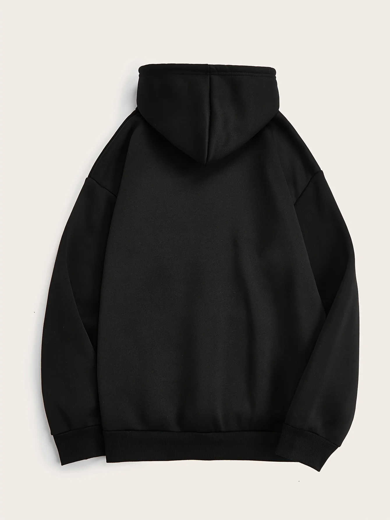 Women's Autumn and Winter Fashion Casual Sports Loose Los Angeles Print Fleece Warm Long Sleeved Pocket Hooded Sweatshirt