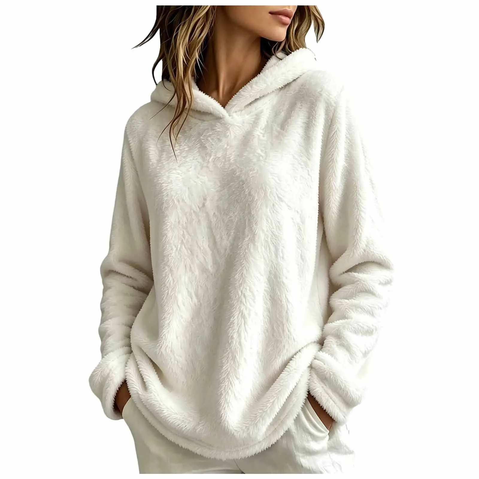 Women Hooded Sweatshirt Sports Sweatshirt Color Change Sports Sweatshirt Casual Top