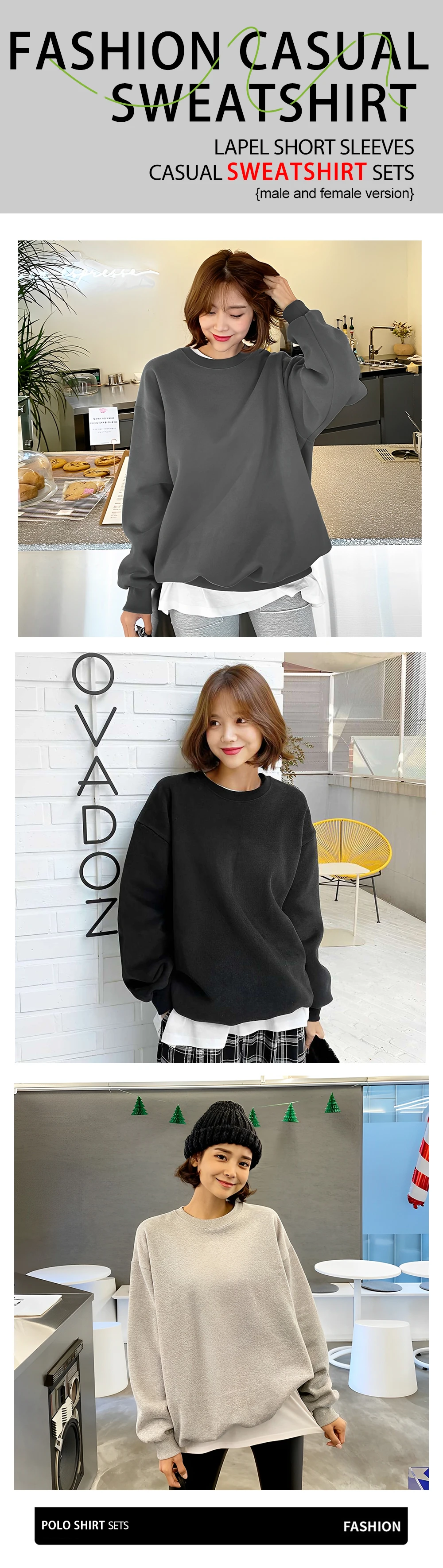 Earnivorous Plant Design Women Sweatshirt Fashion Warm Pullovers Casual Loose Soft Streetwear Autumn Fleece Female Clothing